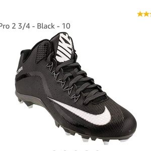 Nike football cleats size 10.5